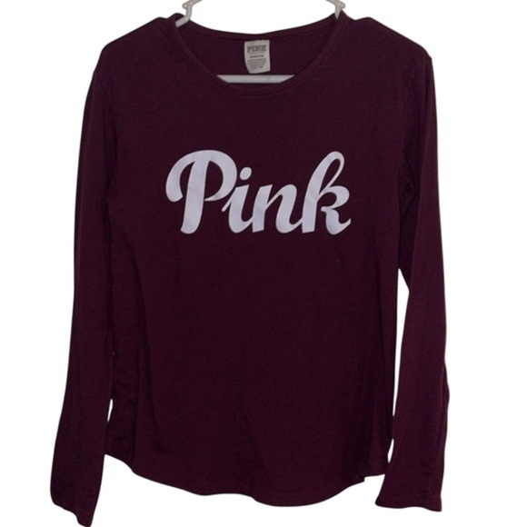 🌹PINK LONG SLEEVE TEE - Picture 1 of 3